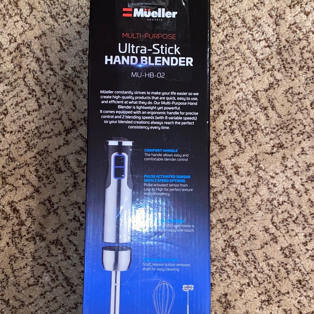 Multi-Purpose Ultra-Stick Hand Blender | Mueller
